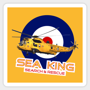 Westland Sea King Search and rescue helicopter in RAF roundel, Sticker